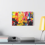 Abstract Color Splash Canvas Print - Vibrant Stretched Matte Wall Art thumbnail 42