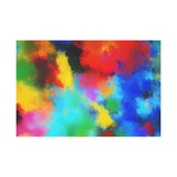 Abstract Color Burst Canvas Print — Vibrant Stretched Matte Wall Art thumbnail 25