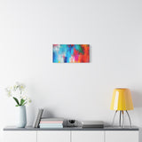 Vibrant Abstract Color Splash Matte Canvas Print thumbnail 42