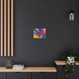 Abstract Rainbow Swirl Matte Canvas Print (Stretched) thumbnail 37