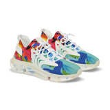 Men's Color Splash Mesh Sneakers — Vibrant Lightweight Athletic Shoes thumbnail 1