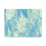 Abstract Aqua Brushstroke Canvas Print — Coastal Blue Wall Art thumbnail 5