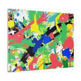 Abstract Color Splash Canvas Print — Vibrant Modern Wall Art thumbnail 89