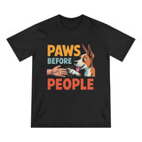 Paws Before People T-Shirt — Funny Dog Lover Tee thumbnail 2