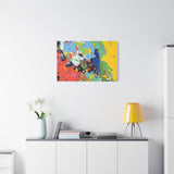 Abstract Color Splash Matte Canvas — Stretched Wall Art thumbnail 72