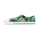 Tropical Floral Women's Low Top Sneakers thumbnail 3