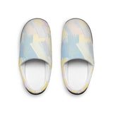 Pastel Brushstroke Men's Indoor Slippers — Soft Cozy Home Shoes thumbnail 1