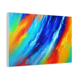 Abstract Rainbow Wave Matte Canvas Print — Vibrant Stretched Wall Art thumbnail 47