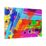 Abstract Color Splash Canvas Print — Vibrant Modern Wall Art thumbnail 98