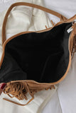 Suede Fringe Adjustable Strap Shoulder Bag thumbnail 8