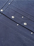 Men's Snap Down Long Sleeve Denim Jacket thumbnail 7