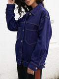 Buttoned Denim Jacket thumbnail 3