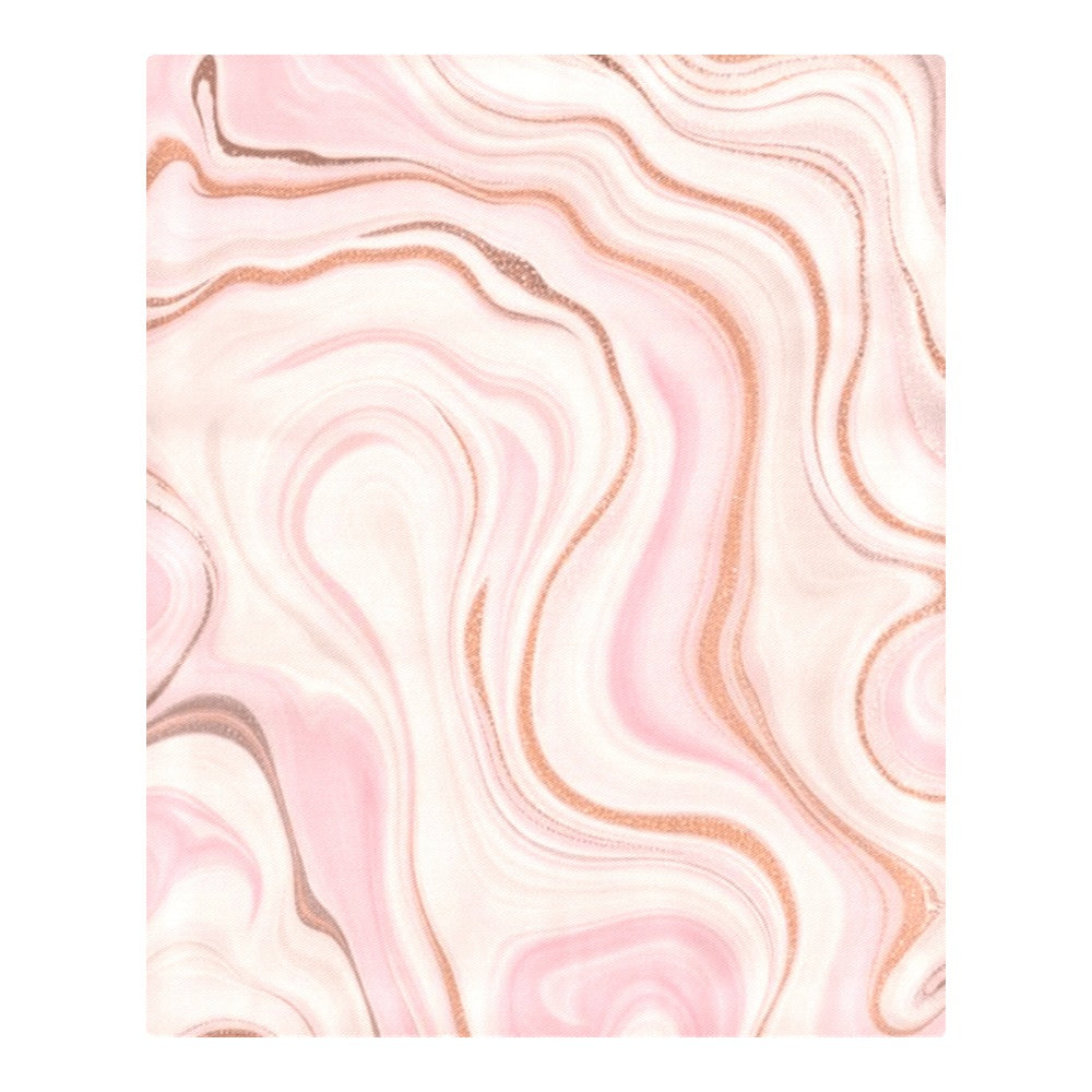 Pink Marble Serenity – 3-Piece Bedding Set