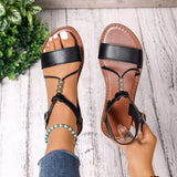 Open Toe Flats Sandals thumbnail 2