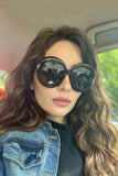 Oversized Round Frame Fashion Sunglasses thumbnail 1