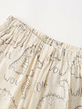 Children's Dinosaur Print Elastic Waist Pants thumbnail 3