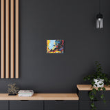 Abstract Color Splash Matte Canvas Print — Modern Stretched Wall Art thumbnail 37