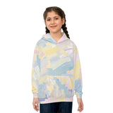 Pastel Brushstroke Kids Hoodie thumbnail 4