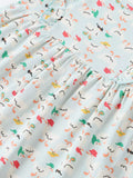 Children's Ruffle Sleeve Cartoon Print Dress thumbnail 3