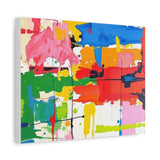 Abstract Color Splash Matte Canvas Print — Vibrant Modern Wall Art thumbnail 35