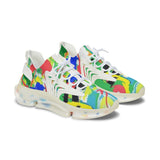 Women's Mesh Sneakers — Colorful Abstract Summer Athletic Shoes thumbnail 1