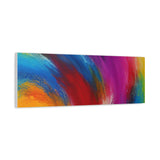 Abstract Rainbow Swirl Matte Canvas Print (Stretched) thumbnail 68