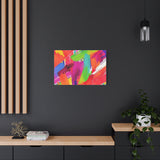 Abstract Rainbow Brushstrokes Matte Canvas Wall Art — Vibrant Stretched 1.25" thumbnail 61