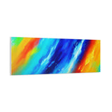 Abstract Rainbow Wave Matte Canvas Print — Vibrant Stretched Wall Art thumbnail 80