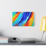 Abstract Rainbow Wave Matte Canvas Print — Vibrant Stretched Wall Art thumbnail 39