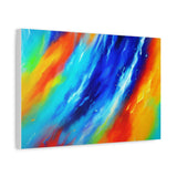 Abstract Rainbow Wave Matte Canvas Print — Vibrant Stretched Wall Art thumbnail 38