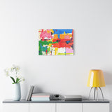 Abstract Color Splash Matte Canvas Print — Vibrant Modern Wall Art thumbnail 51