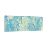 Abstract Aqua Brushstroke Canvas Print — Coastal Blue Wall Art thumbnail 68