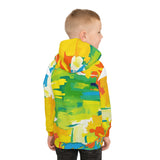Kids Abstract Paint Splash Hoodie — Bright Colorful All-Over Print thumbnail 8