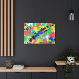 Abstract Color Splash Canvas Print — Vibrant Modern Wall Art thumbnail 73