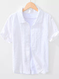 Men's Plus Size Button Up Short Sleeve Shirt thumbnail 4
