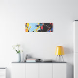 Abstract Color Splash Matte Canvas Print — Modern Stretched Wall Art thumbnail 69