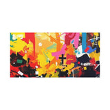 Abstract Color Splash Canvas Print - Vibrant Stretched Matte Wall Art thumbnail 17