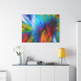 Abstract Color Explosion Matte Canvas Print thumbnail 90