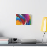 Abstract Rainbow Swirl Matte Canvas Print (Stretched) thumbnail 33