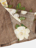 Men's Plus Size Floral Print Short Sleeve Shirt thumbnail 10