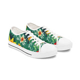 Tropical Floral Women's Low Top Sneakers thumbnail 2