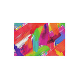 Vibrant Brushstroke Beach Towel — Colorful Abstract Paint Swatch Design thumbnail 4