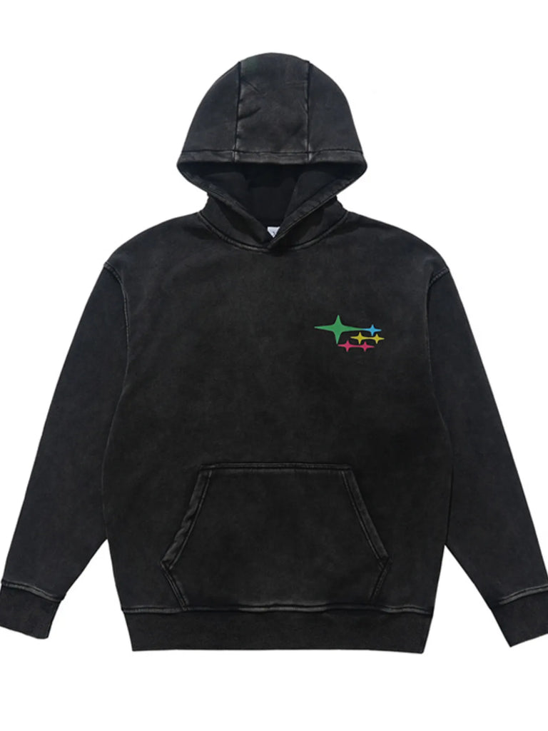 Men's Graphic Back Long Sleeve Hoodie