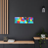 Abstract Rainbow Splash Matte Canvas Print thumbnail 70