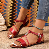 Open Toe Flats Sandals thumbnail 6