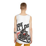 Ride Till Die Motorcycle Tank Top — Biker Skull Graphic Men’s Tank thumbnail 4