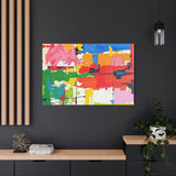 Abstract Color Splash Matte Canvas Print — Vibrant Modern Wall Art thumbnail 88