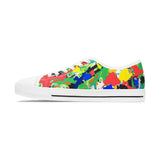 Women’s Low Top Sneakers — Colorful Paint Splat Design thumbnail 5