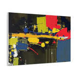 Abstract Color Splash Matte Canvas Print — Modern Stretched Wall Art thumbnail 62