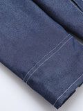 Men's Snap Down Long Sleeve Denim Jacket thumbnail 8